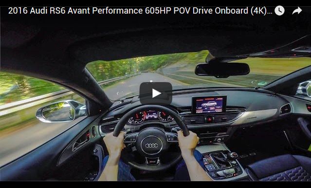 Audi RS6 Performance POV drive