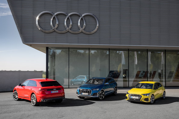 Audi SQ8 TFSI, Audi SQ7 TFSI, Audi S3 Sportback