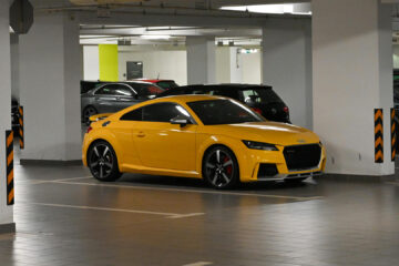 Audi TTRS Yellow
