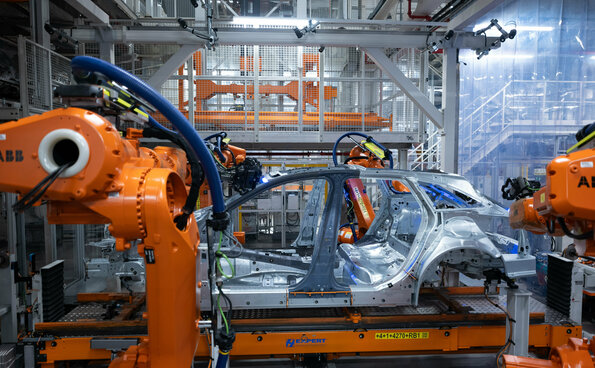 Audi A5 production at the Neckarsulm site