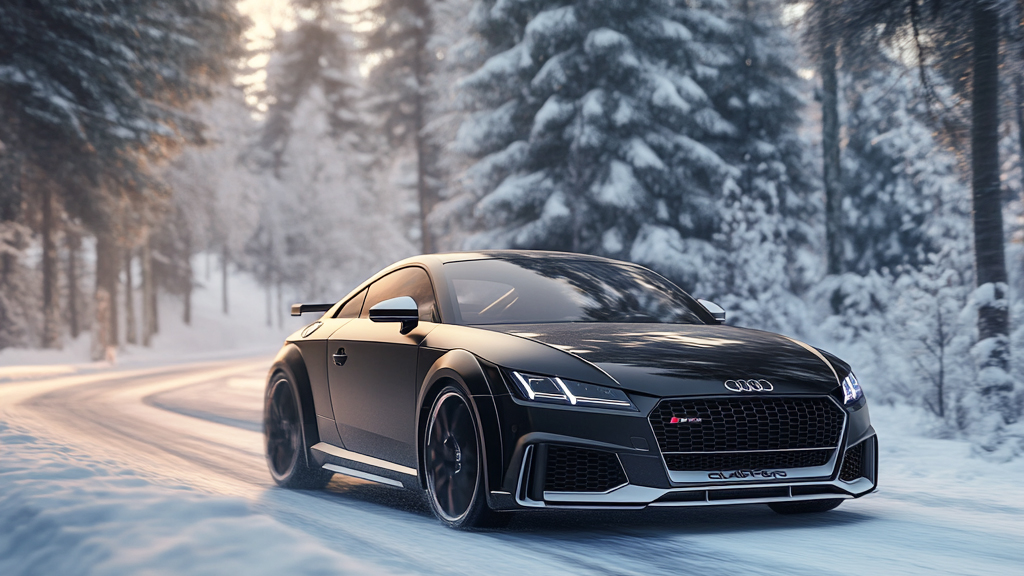 Audi TTRS Schnee