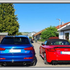 Audi TTs + RSQ3 von hinten